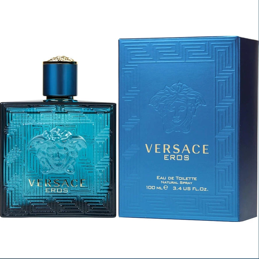 Versace Erosmen Eau De Toilette Spray 3.4 oz